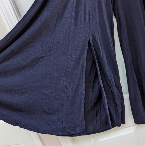 Anne Mulaire Bamboo Culottes with Leg Slit - Picture 4 of 7